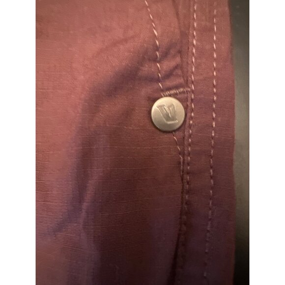 Vuori Mens XL Burgundy Organic Cotton Blend Casual Pants Drawstring Lounge - Picture 2 of 6